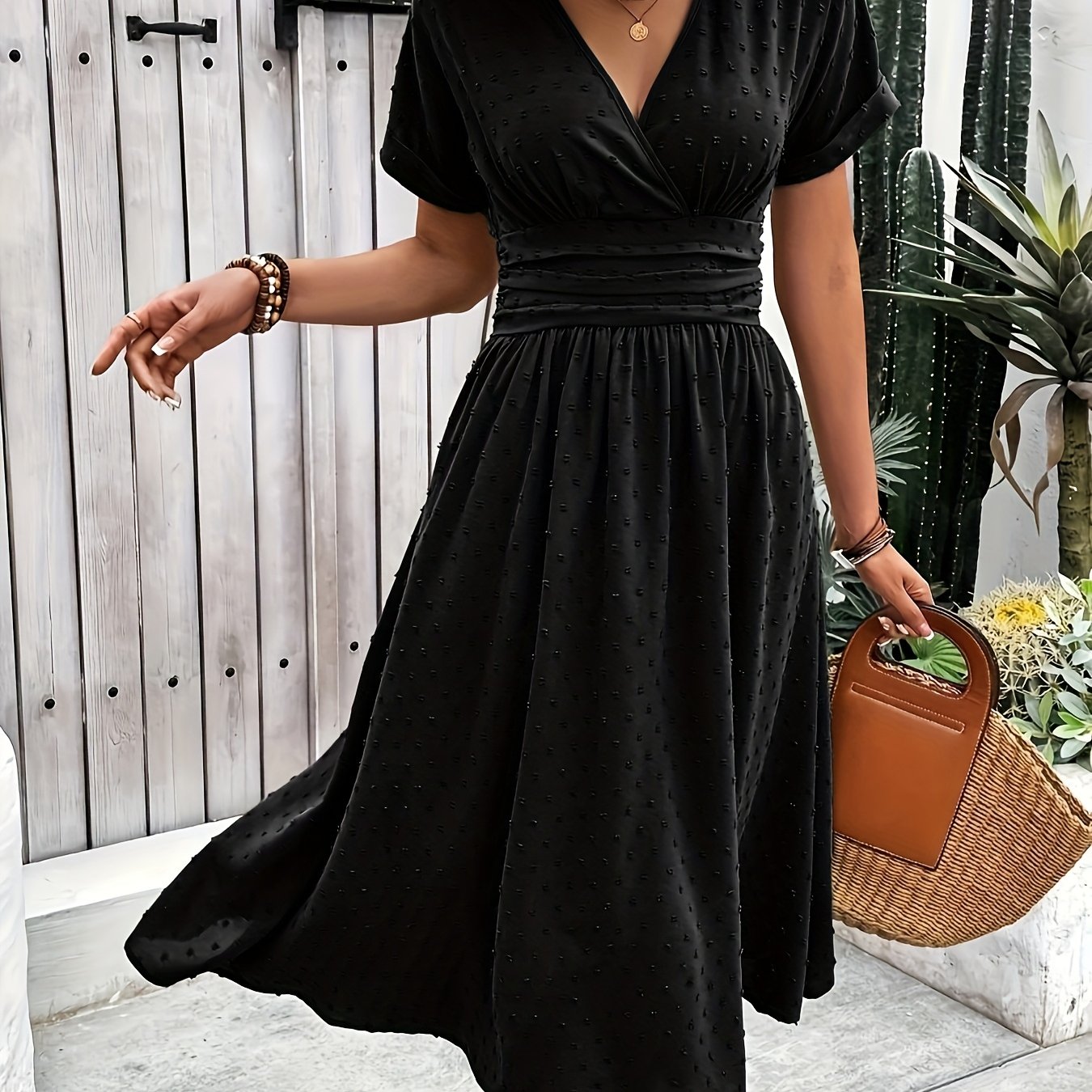 CYC V-Neck Midi Dress
