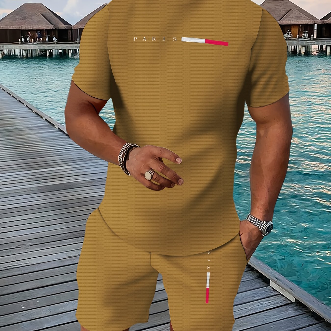 Breathable Men's Casual Set - Cafe y Calle