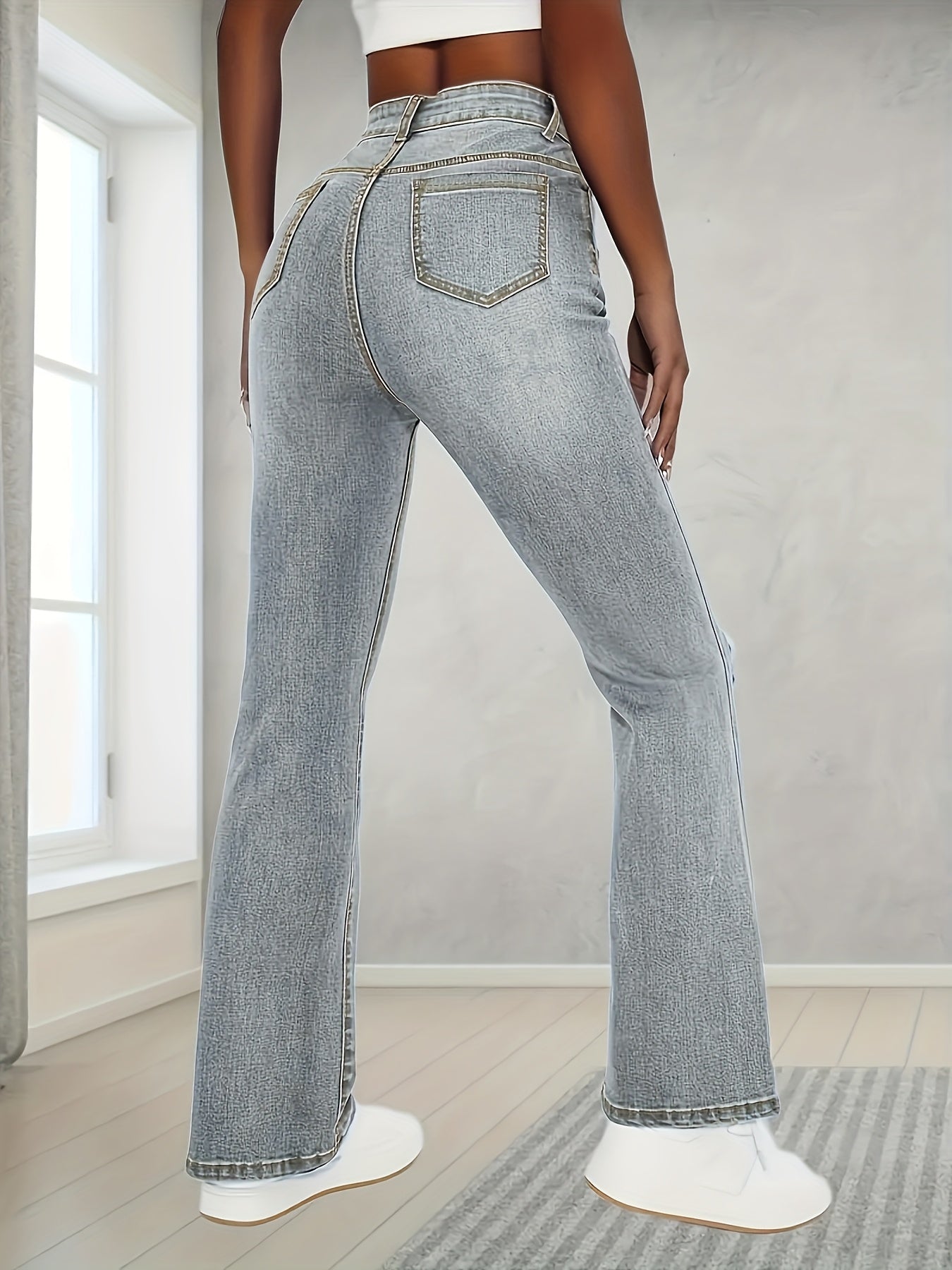 CYC High-Waist Straight Jeans