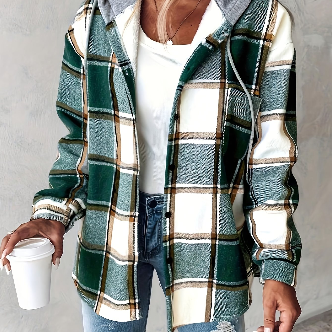 CYC Retro Plaid Jacket