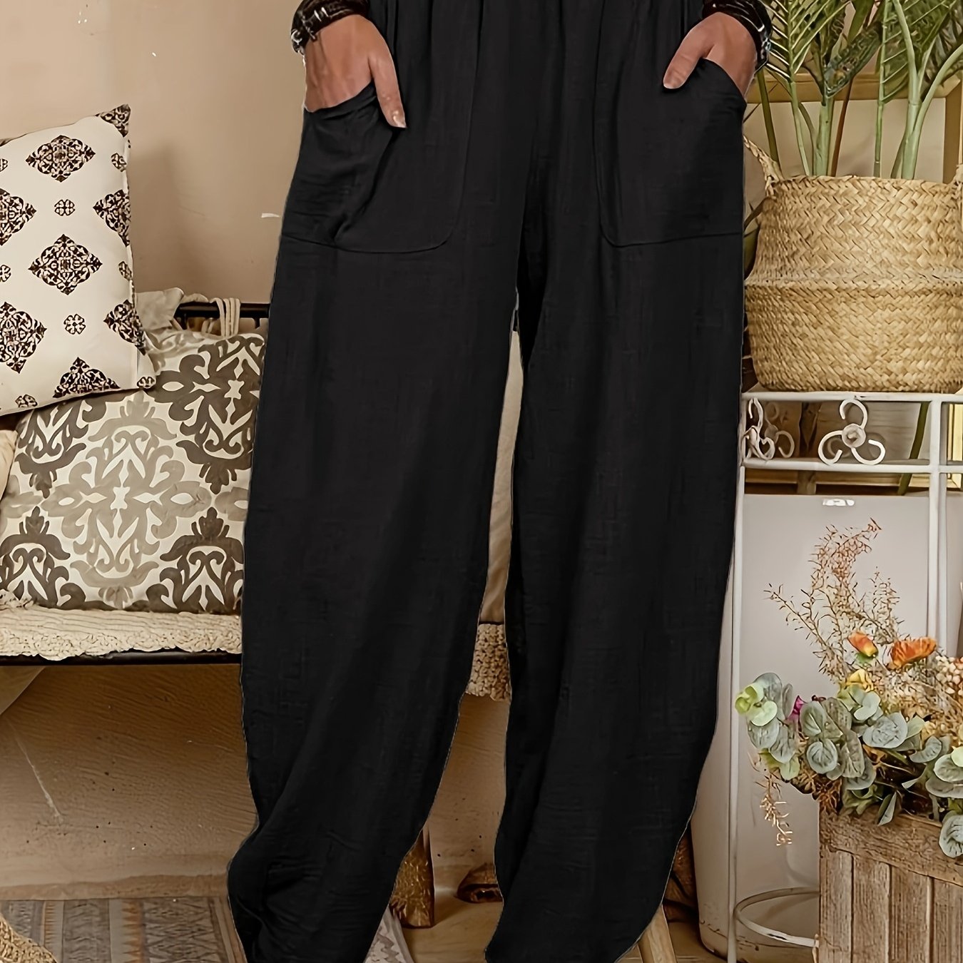 CYC linnenmix relaxte broek