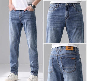 Casual Straight Fit Denim Pants - Cafe y Calle