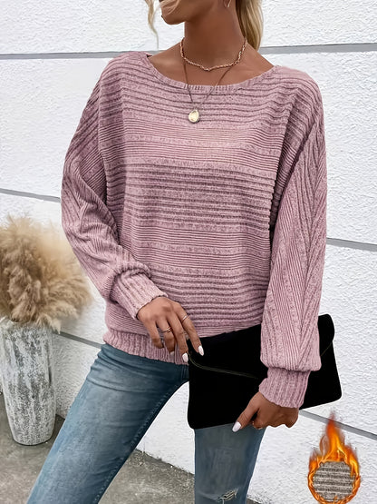 CYC Knit Crew Neck Long Sleeve Top