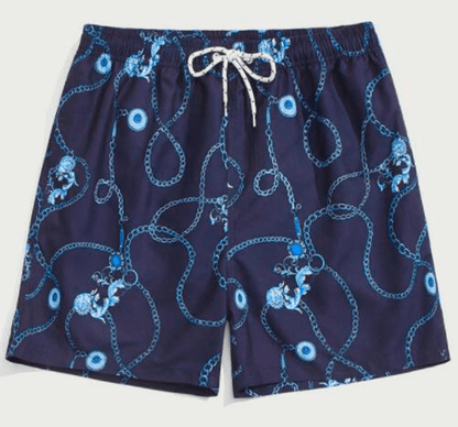 Quick - Dry Hawaiian Swim Shorts - Cafe y Calle