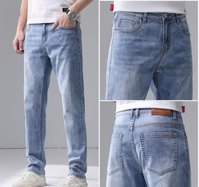 Casual Straight Fit Denim Pants - Cafe y Calle