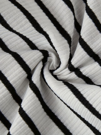 CYC gestreepte loungebroekset