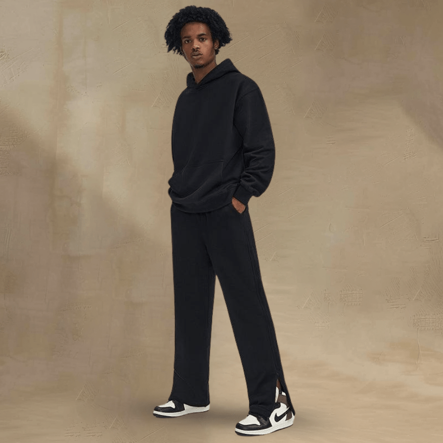 Essence – Straight Fit Cotton Lounge Pants - Cafe y Calle