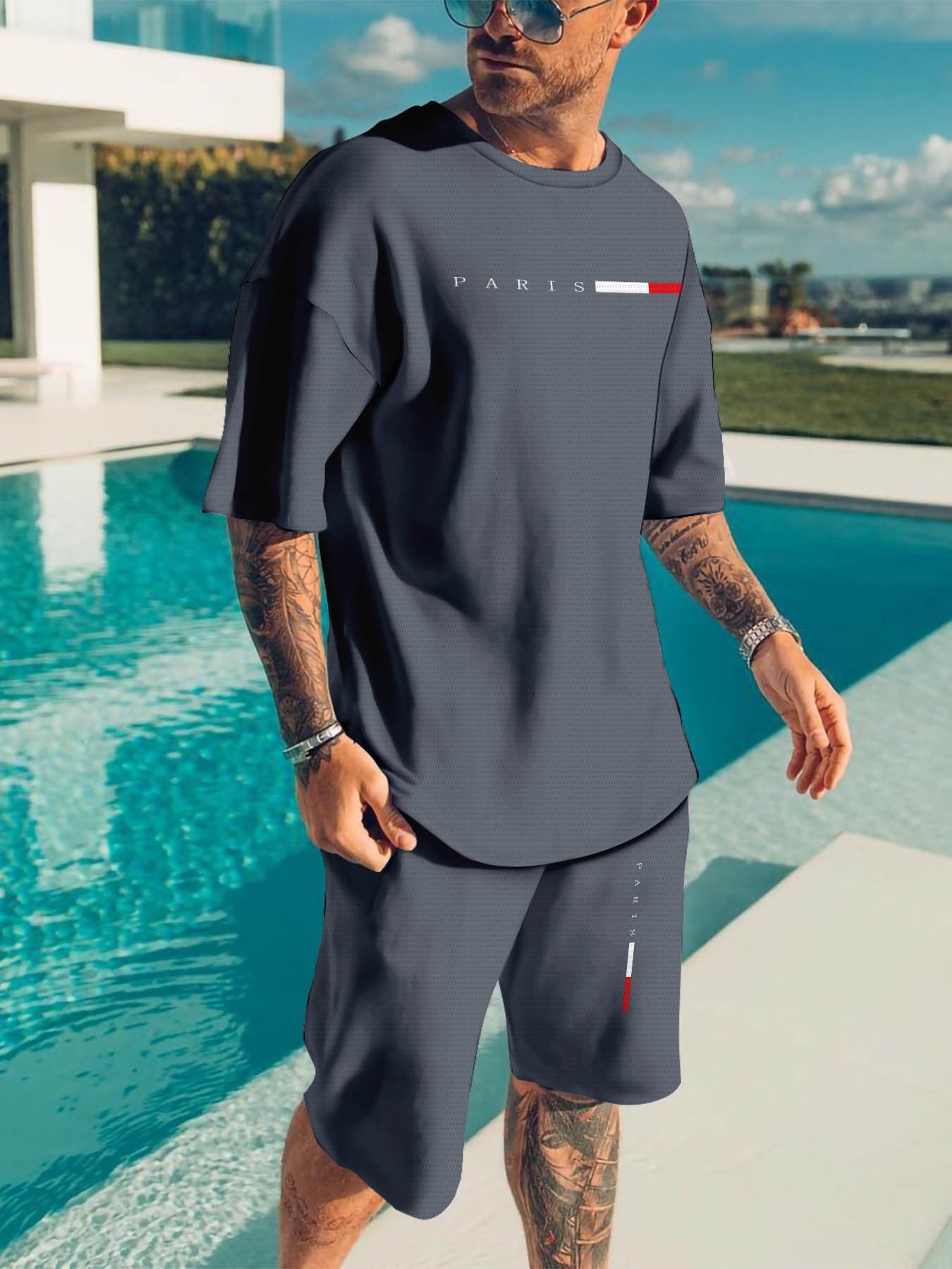 Breathable Men's Casual Set - Cafe y Calle