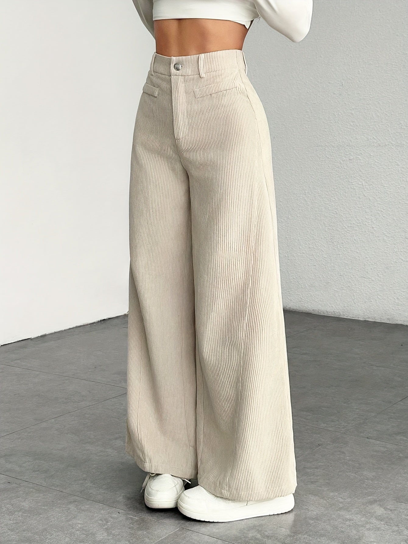 CYC Corduroy High-Waist Broek