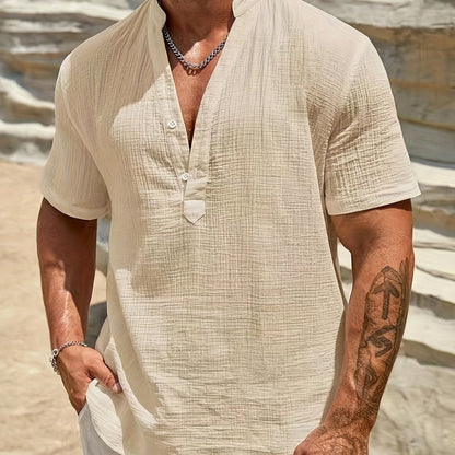 CYC - Linnen Henley -shirt