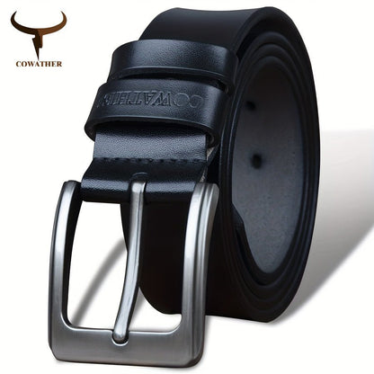 COWATHER Men's Premium Leather Belt - Cafe y Calle