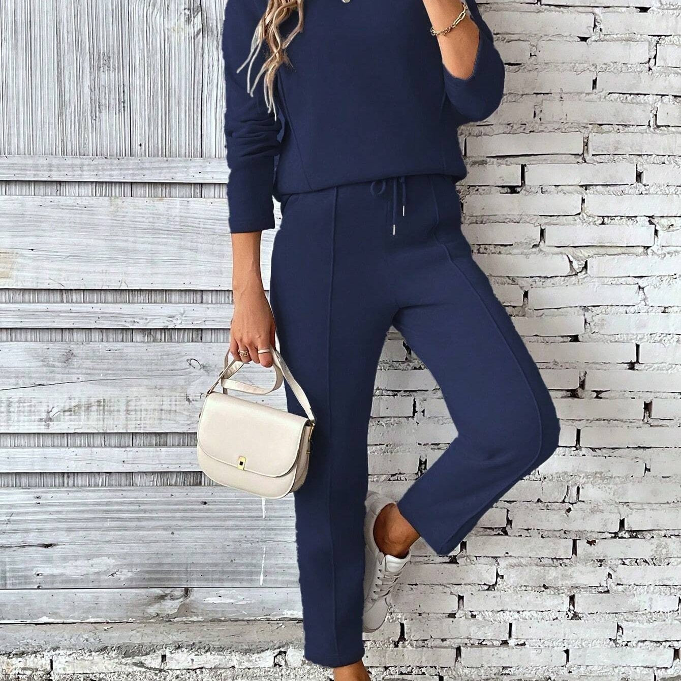 CYC Casual Drawstring Pantsuit
