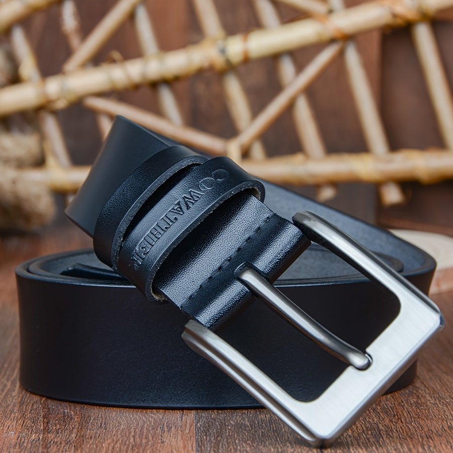 COWATHER Men's Premium Leather Belt - Cafe y Calle