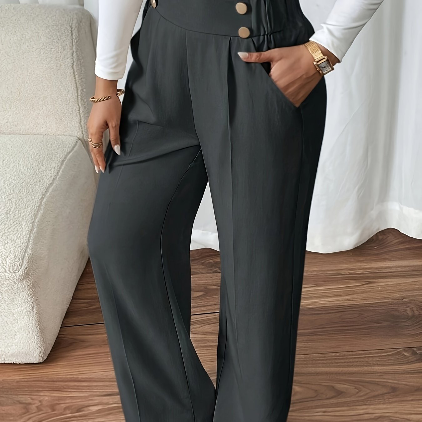 CYC French-Inspired Straight-Leg Pants