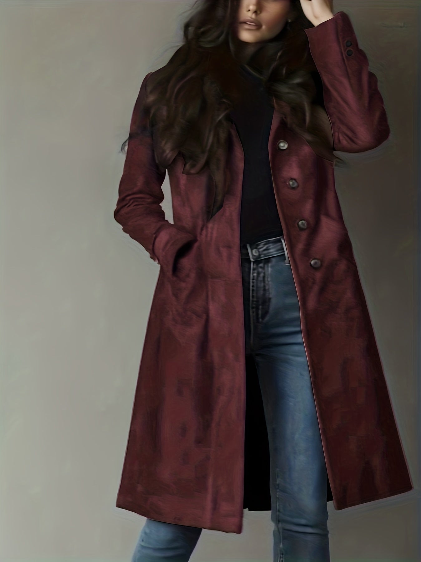 CYC Elegant Long Knit Coat