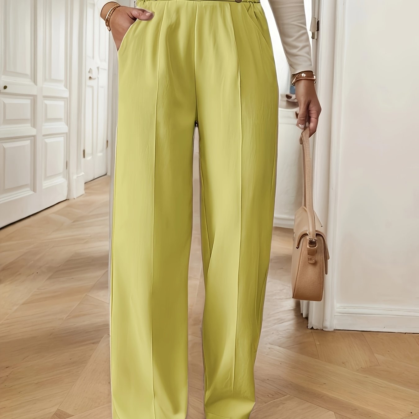 CYC French-Inspired Straight-Leg Pants