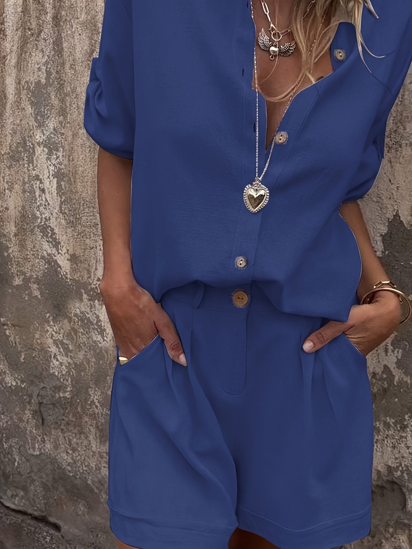 CYC Chic Linen Blend Two-Piece Set