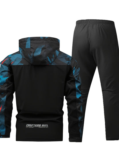 CYC – Camo Print Hooded Jacket & Joggers Set