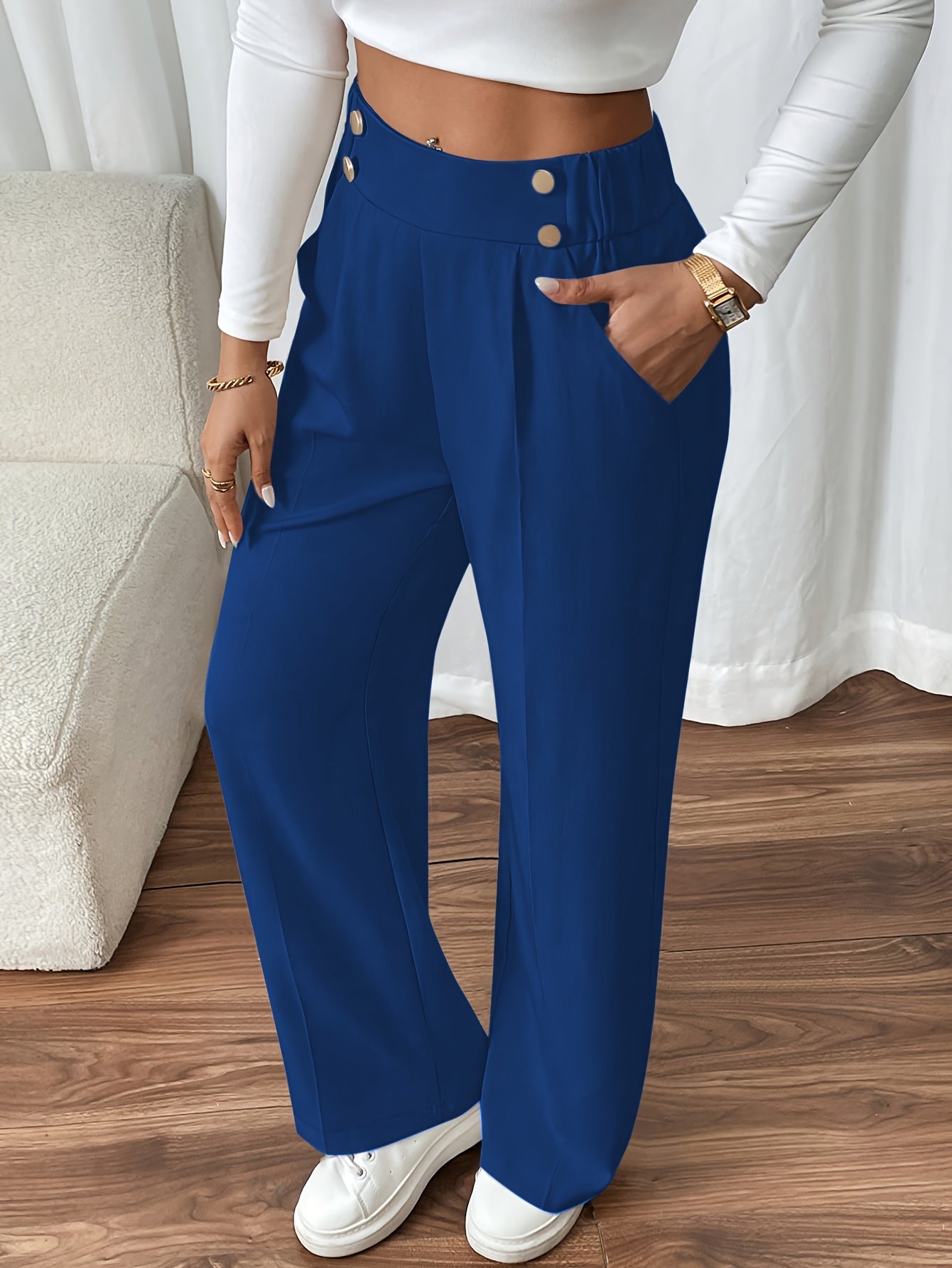 CYC High-Waisted Wide-Leg Broek