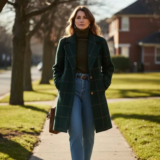 CYC™ Cambridge Wool Check Coat