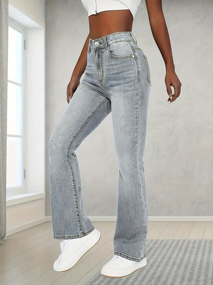 CYC High-Waist Straight Jeans