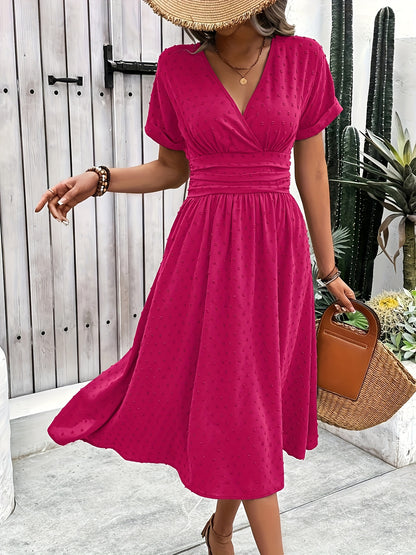 CYC V-hals midi-jurk