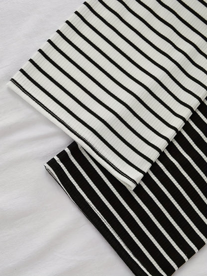 CYC gestreepte loungebroekset