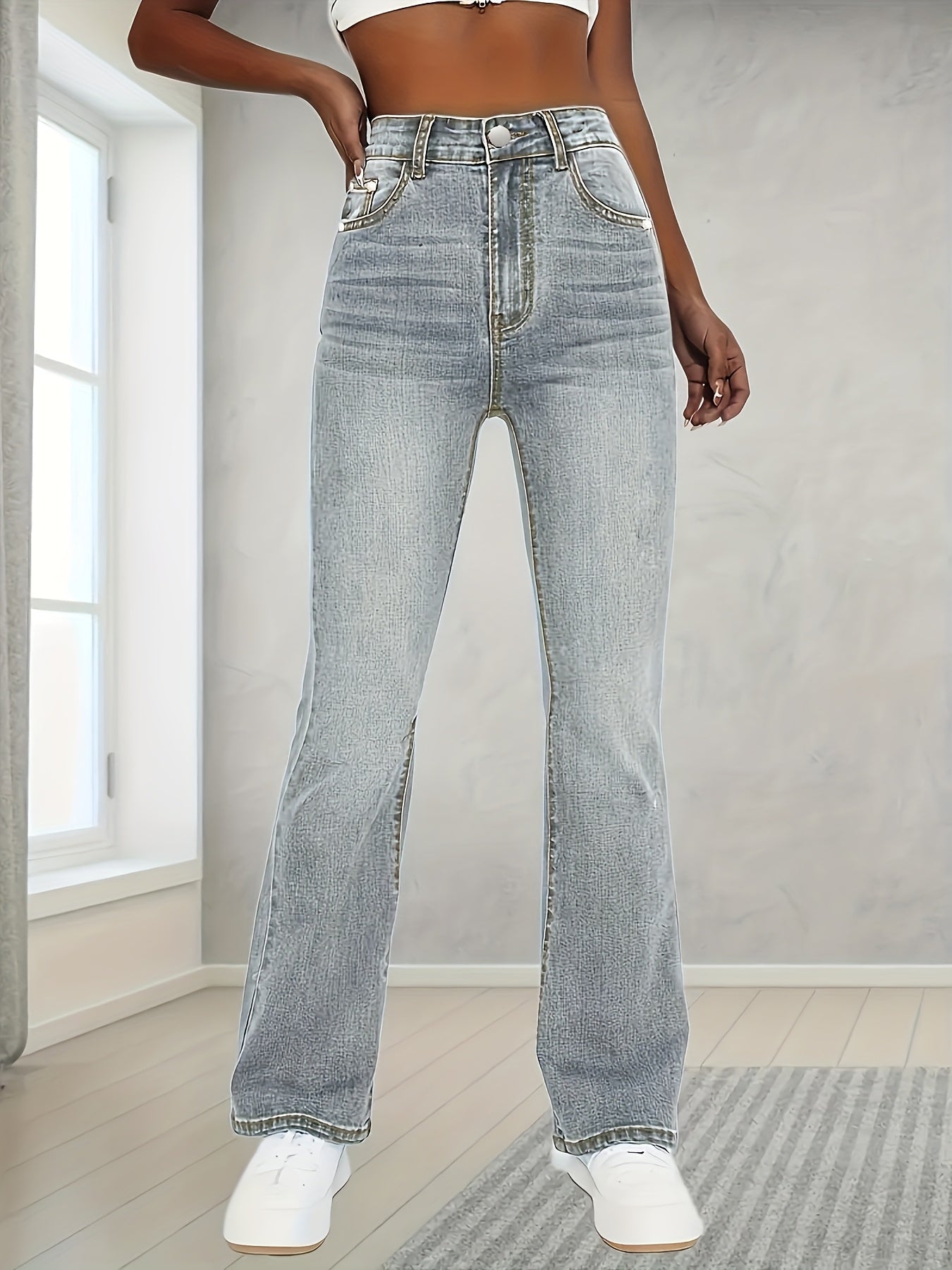 CYC High-Waist Straight Jeans