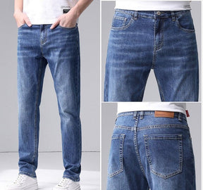 Casual Straight Fit Denim Pants - Cafe y Calle