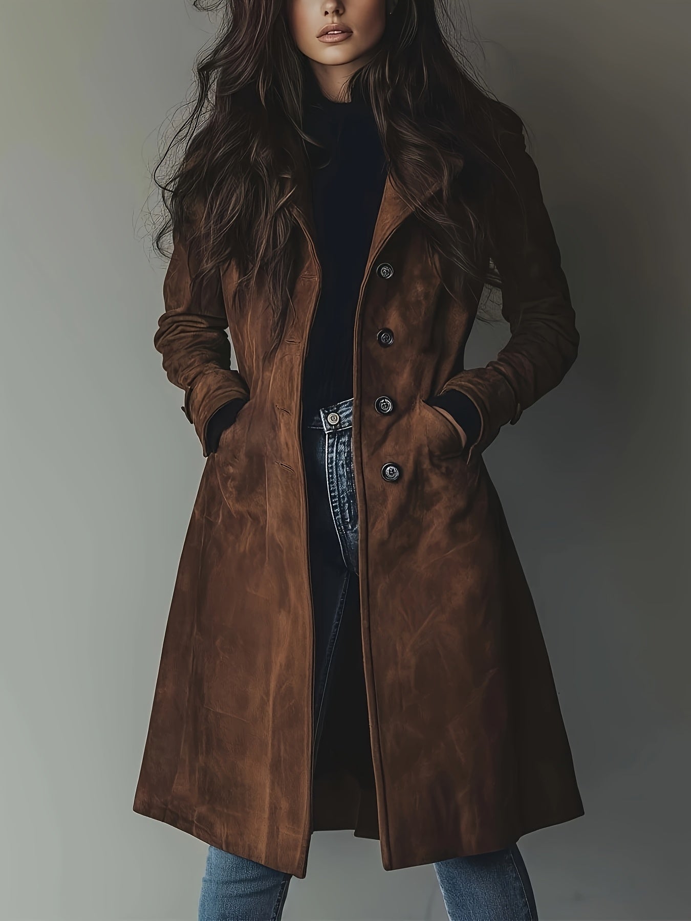CYC Elegant Long Knit Coat