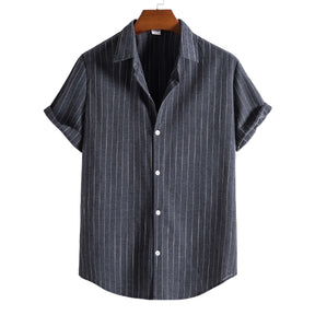 Striped Casual Shirt - Cafe y Calle