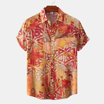 Tropical Summer Men’s Floral Shirt - Cafe y Calle