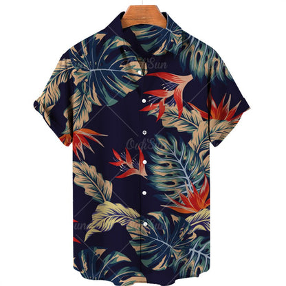 Hawaiian Printed Shirt - Cafe y Calle