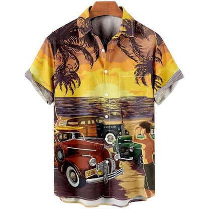 Hawaiian Printed Shirt - Cafe y Calle