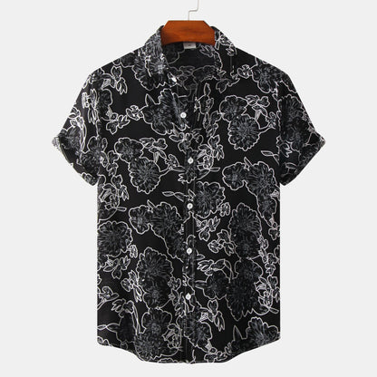 Tropical Summer Men’s Floral Shirt - Cafe y Calle