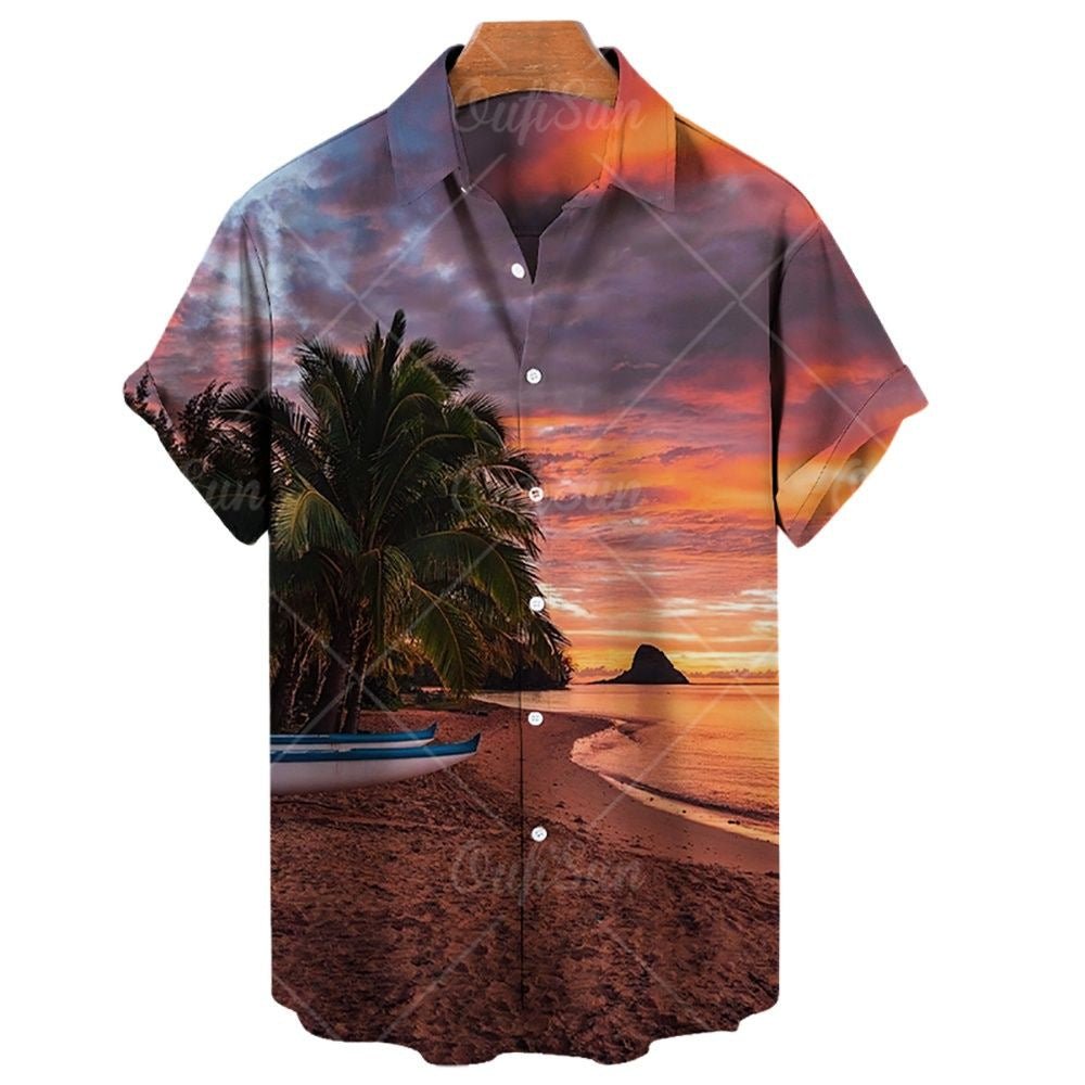 Hawaiian Printed Shirt - Cafe y Calle