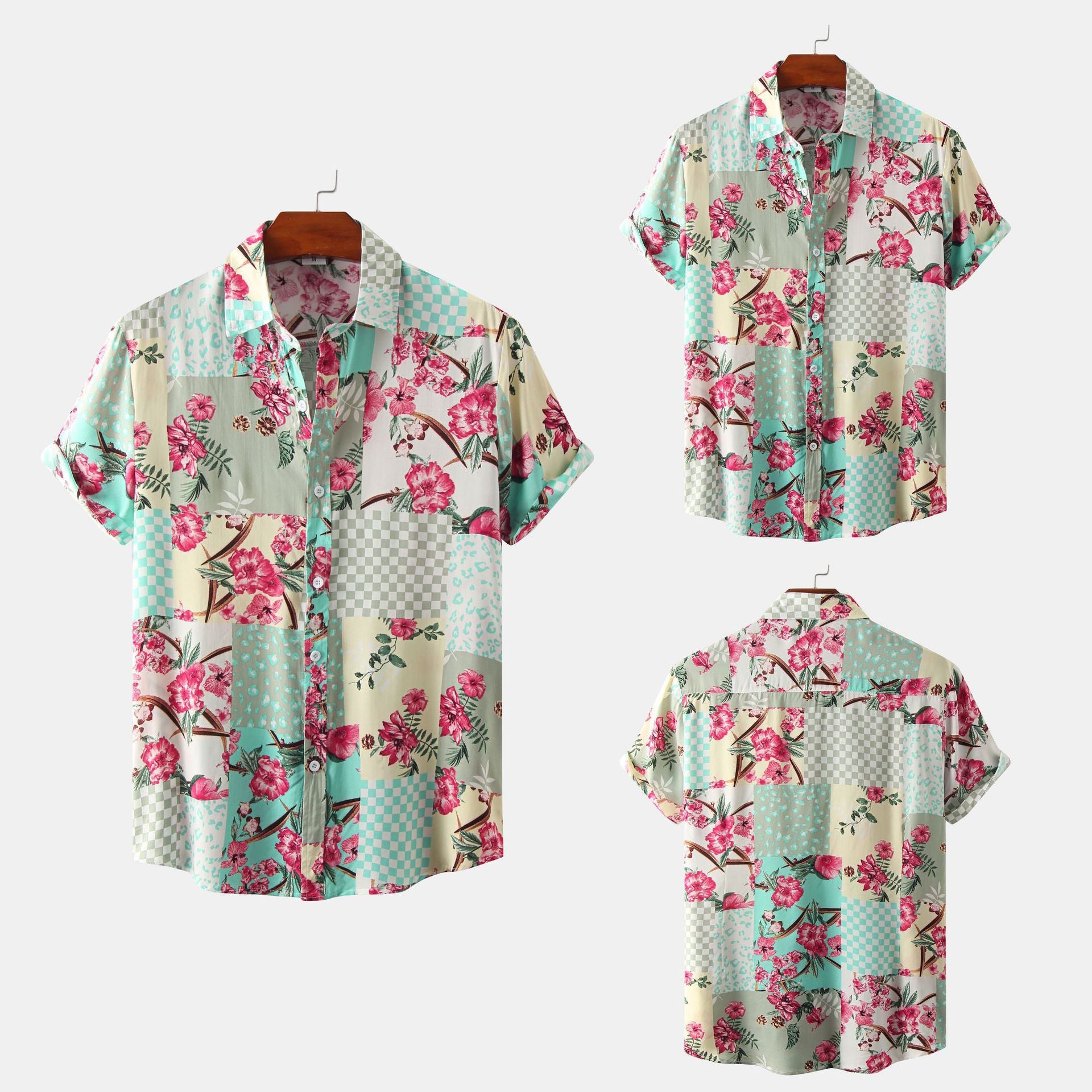 Tropical Summer Men’s Floral Shirt - Cafe y Calle