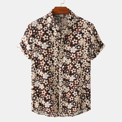 Tropical Summer Men’s Floral Shirt - Cafe y Calle