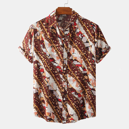 Tropical Summer Men’s Floral Shirt - Cafe y Calle