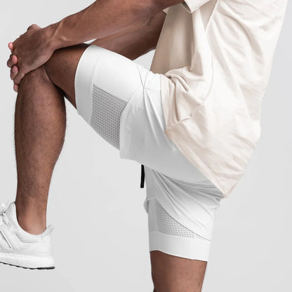 CYC- Dual-Layer Sport Shorts