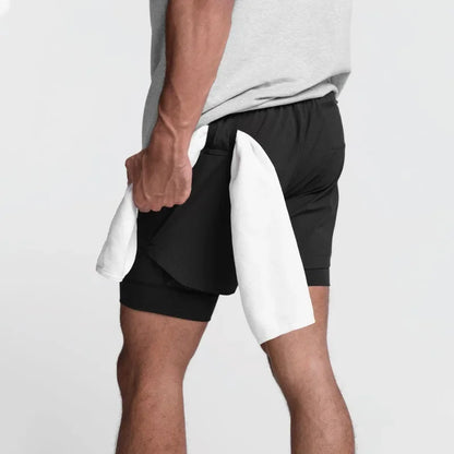 CYC- Dual-Layer Sport Shorts