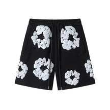 Denim Tears Summer Niche Pure Cotton Beach Casual Shorts Couple T-shirt Shorts décontractés à la mode