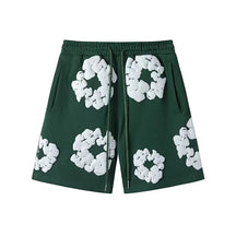 Denim Tears Summer Niche Pure Cotton Beach Casual Shorts Couple T-shirt Shorts décontractés à la mode