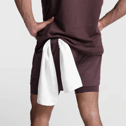 CYC- Dual-Layer Sport Shorts