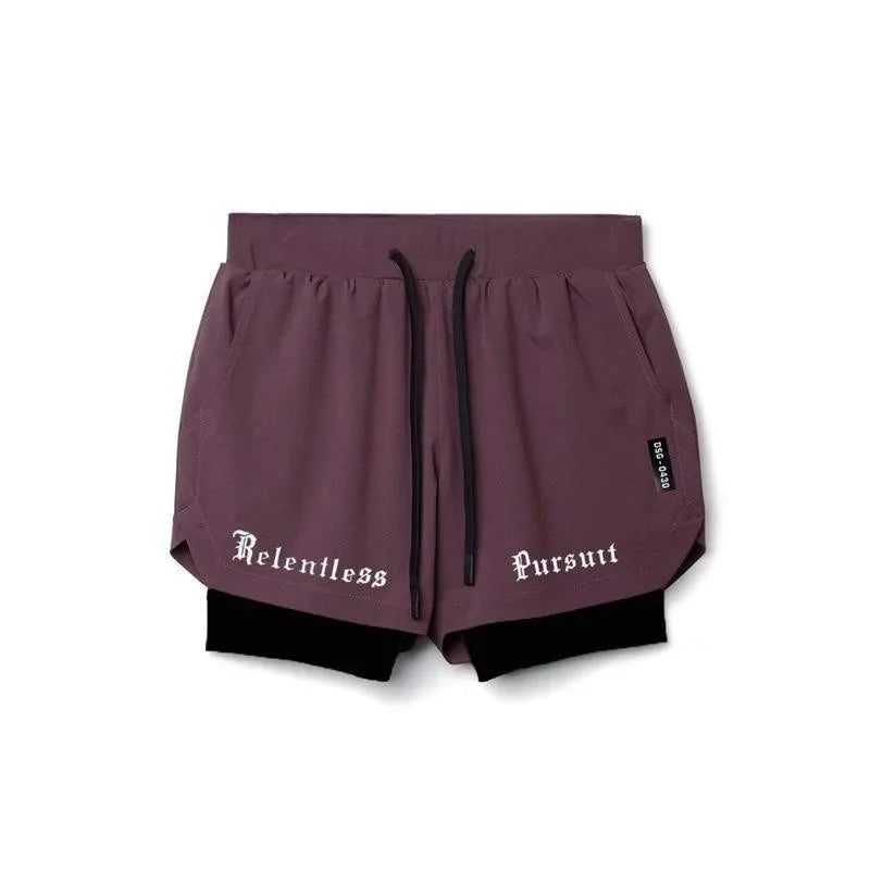 CYC- Dual-Layer Sport Shorts