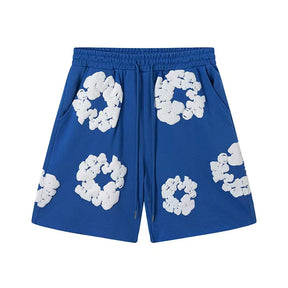 Denim Tears Summer Niche Pure Cotton Beach Casual Shorts Couple T-shirt Shorts décontractés à la mode
