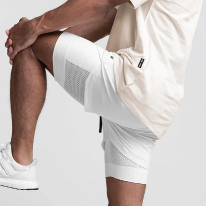 CYC- Dual-Layer Sport Shorts