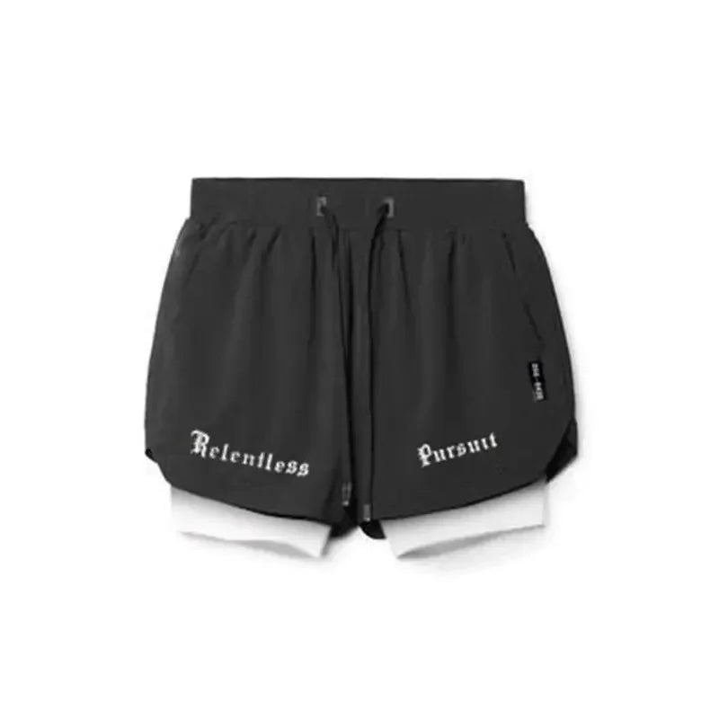 CYC- Dual-Layer Sport Shorts