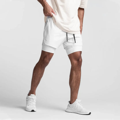 CYC- Dual-Layer Sport Shorts
