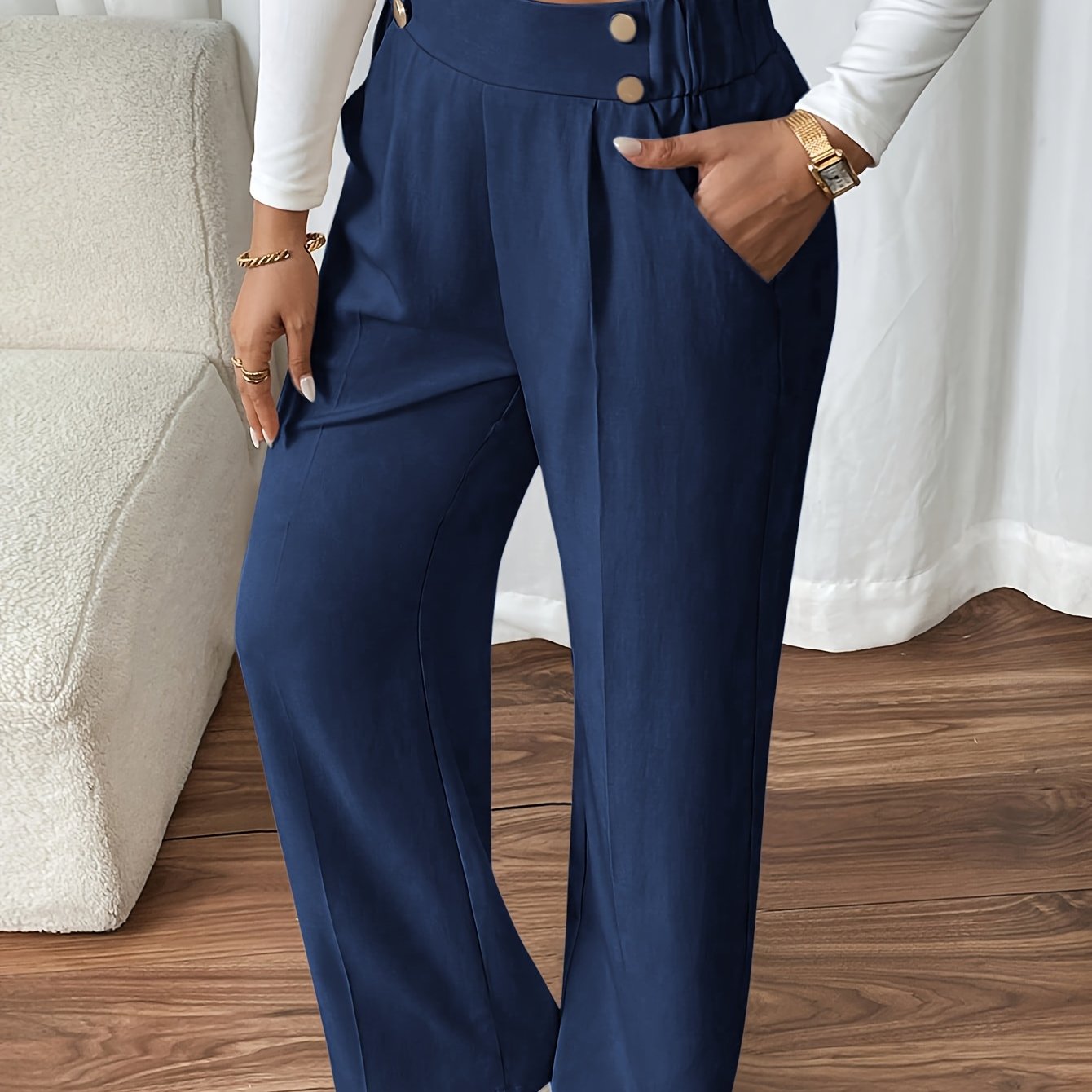 CYC High-Waisted Wide-Leg Broek